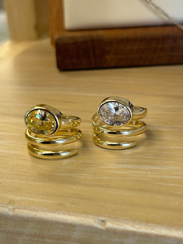 Sabrina Spiral Ring