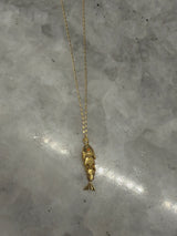 Golden Mini Fish Necklace