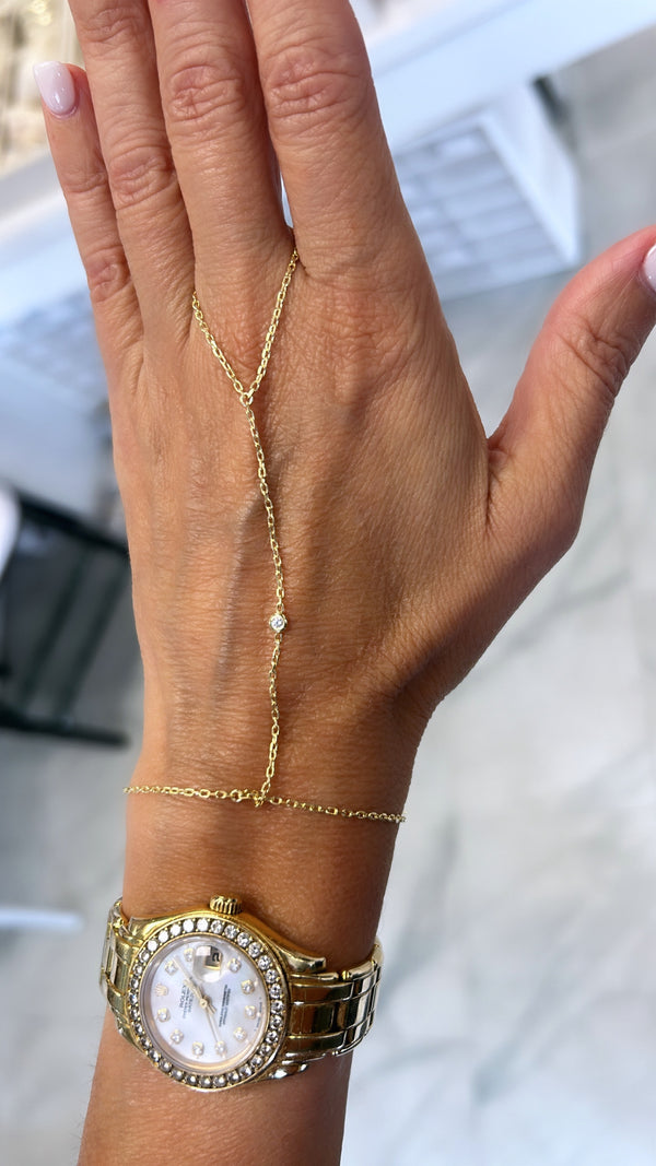 Solitaire Hand Chain