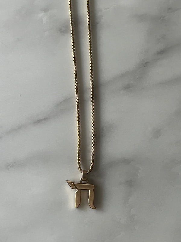 Chai Stainless Steel Men Necklace