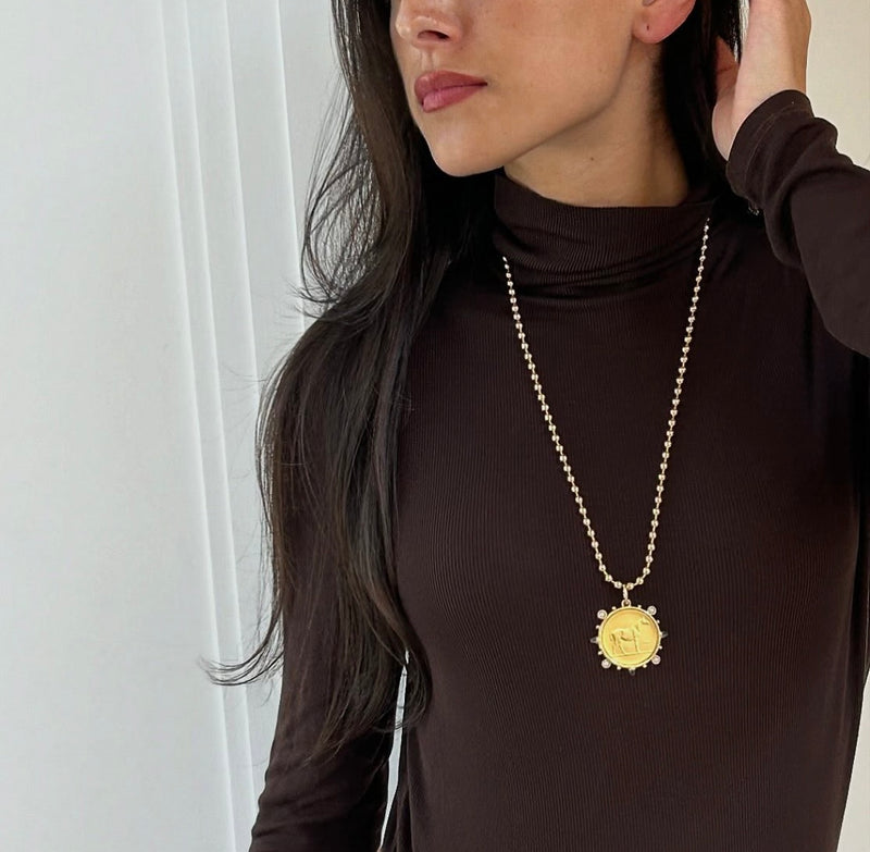 One of A Kind Medallion Necklace