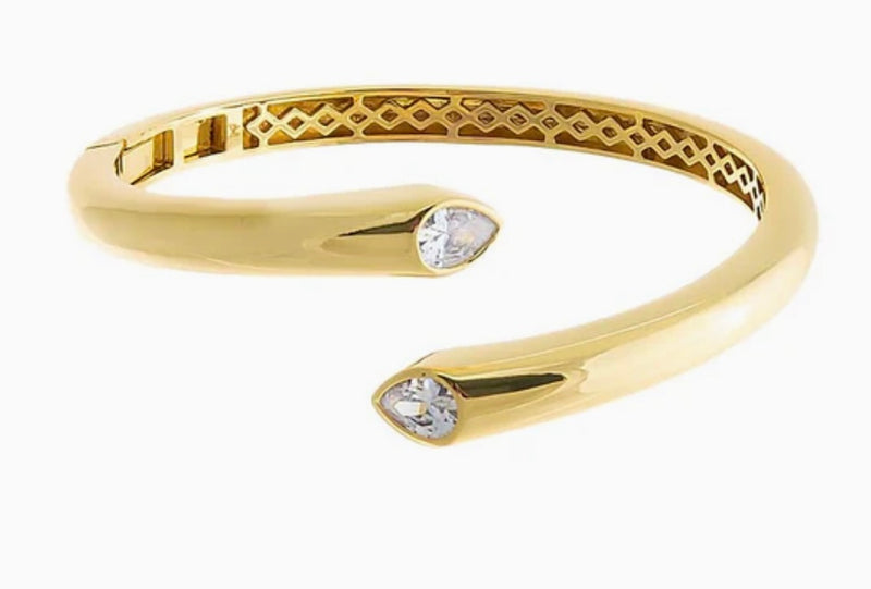 Cz Open Claw Bangle