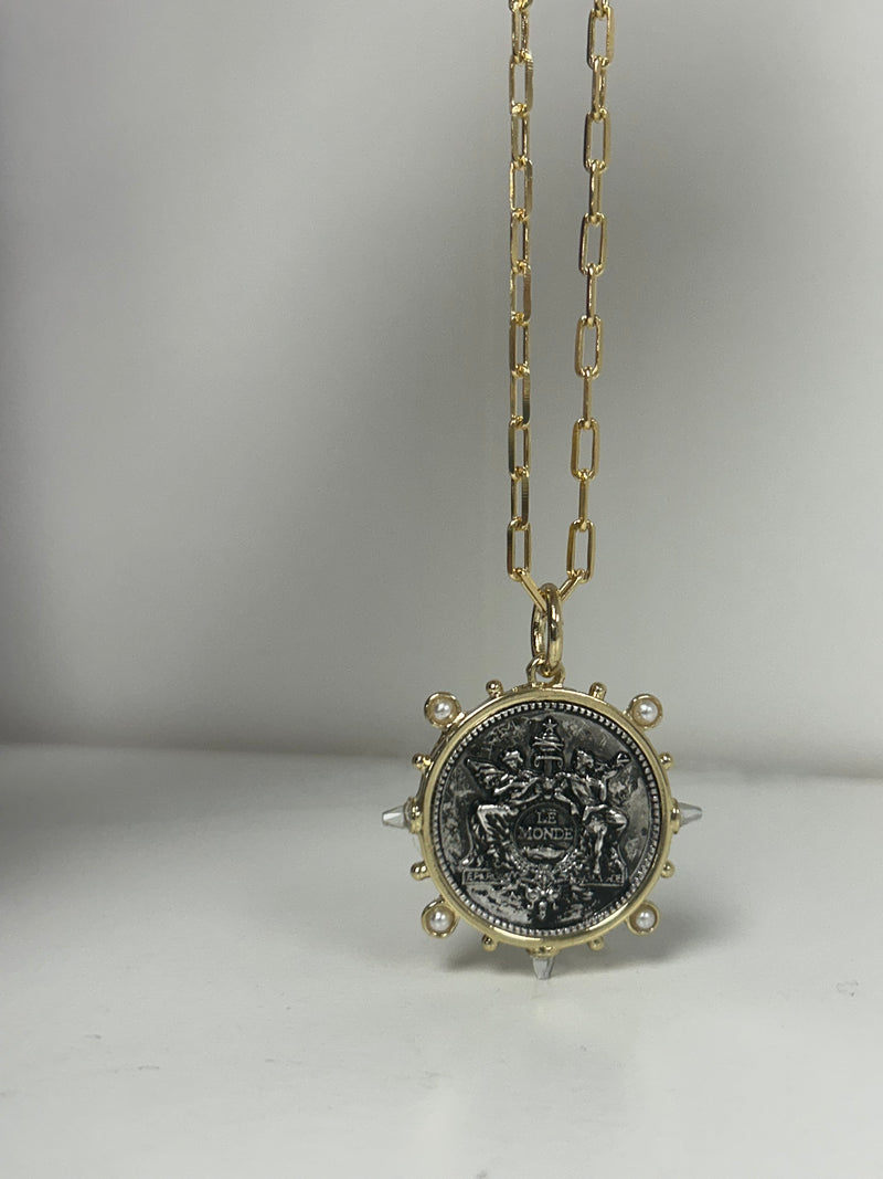 Angel Medallion Necklace
