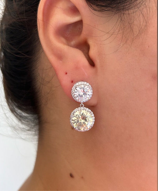 Canary Drop Statement Earrings
