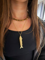 Large Golden Fish on a Chain