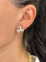 Triple Flower Stud