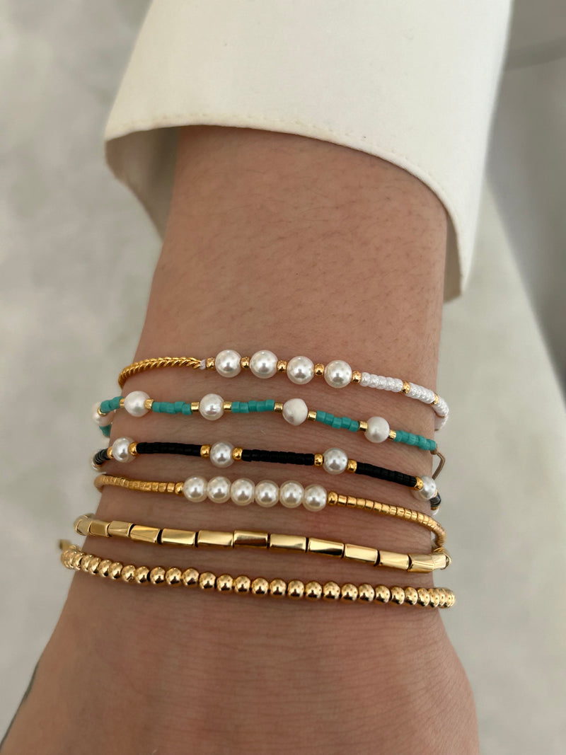 Multi Pearl Tulum Bracelet