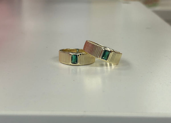 Mackenzie Emerald Ring