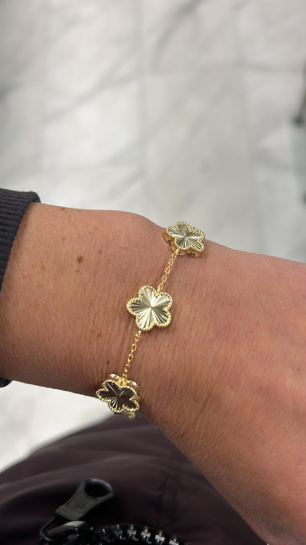 Gold Flower Bracelet