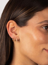 The Necessities Huggie Earrings Combo Set