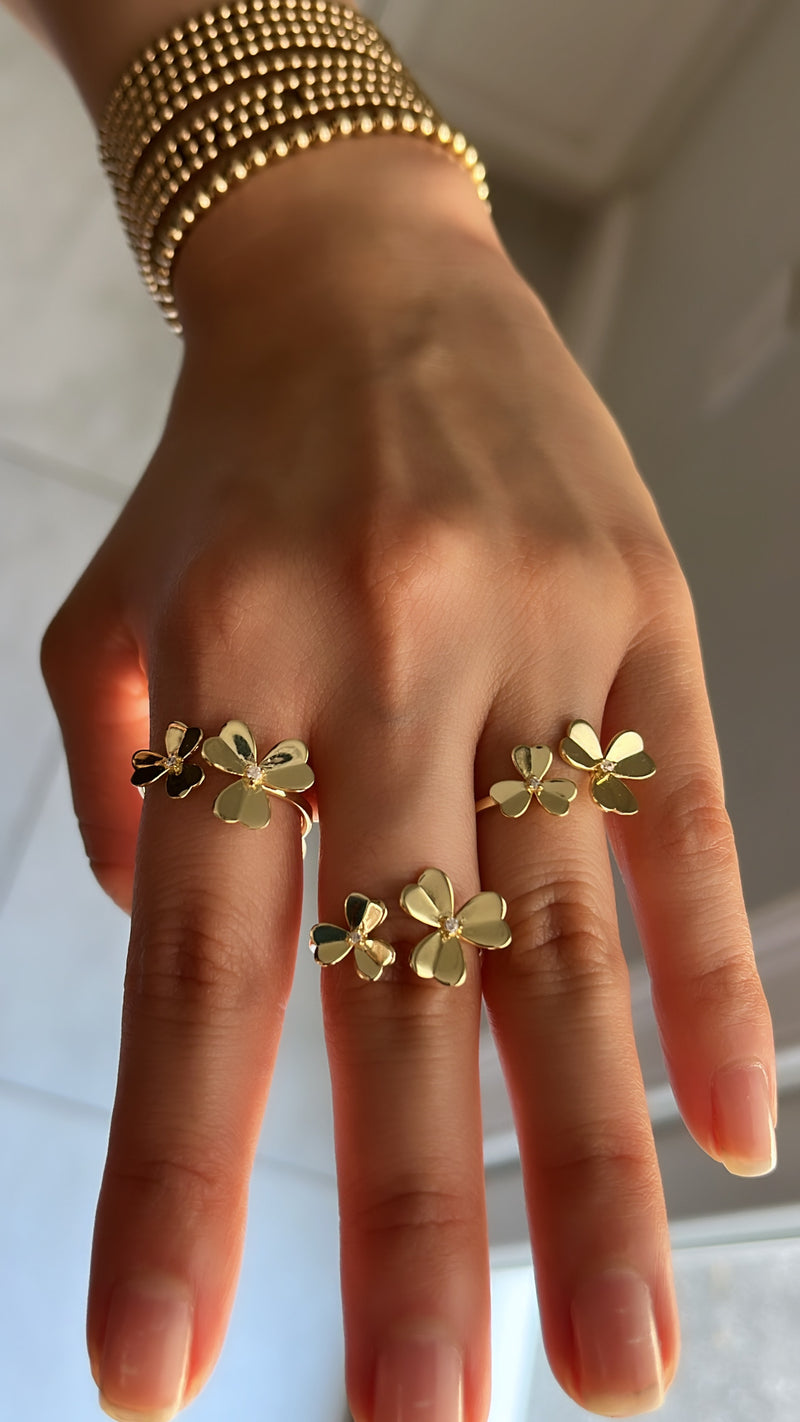 Double Flower Ring