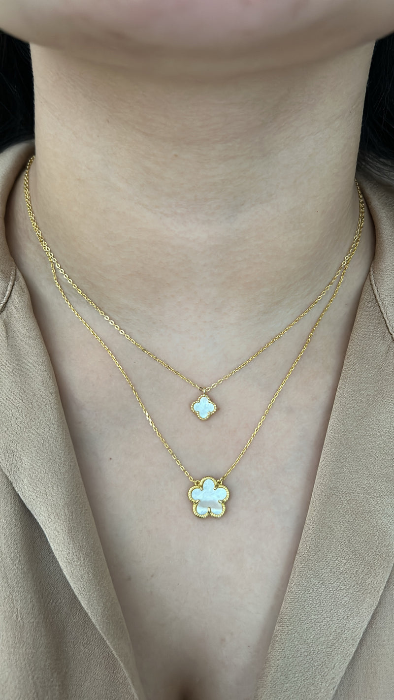 Tiny Clover Necklace