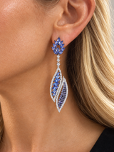 The Azure Statement Earrings