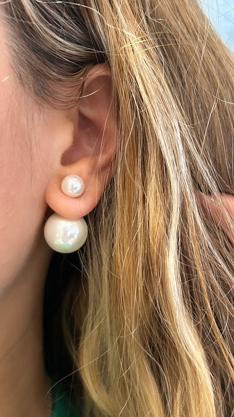 Peek-A-Boo Pearl Stud