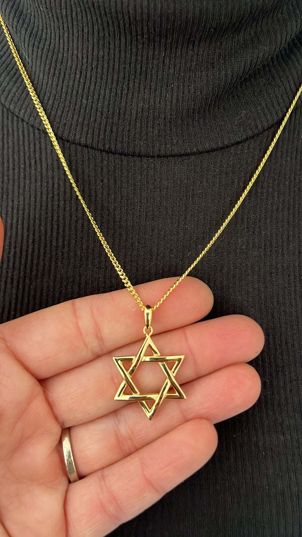 Star of David Pendant Necklace