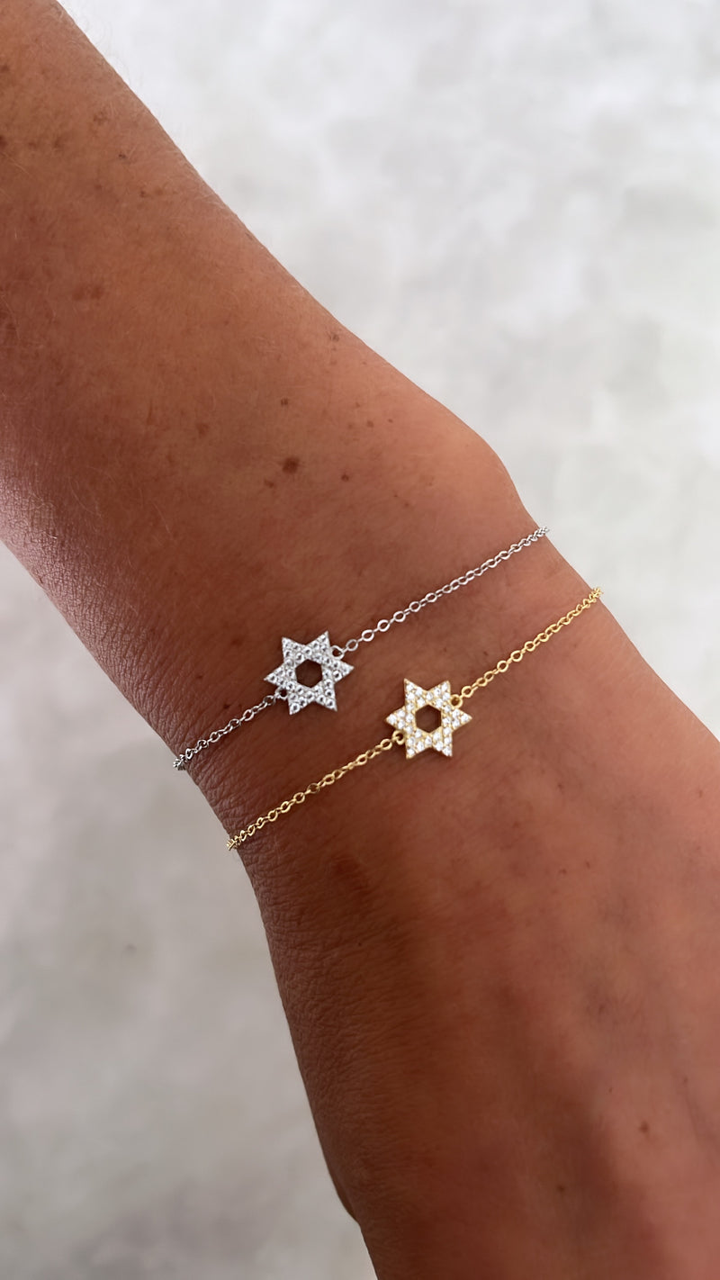 Mini Pave Star Bracelet