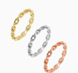 Triple Link Trio Color Ring Set