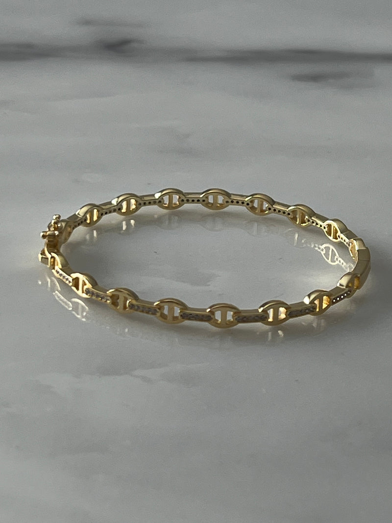 Dainty Bottle Cap Bangle