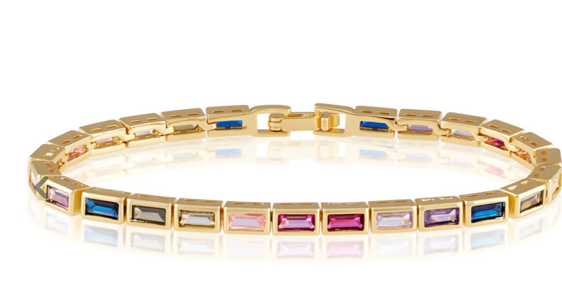 Lainey Rainbow Tennis Bracelet