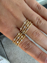 Layered Starlight Ring