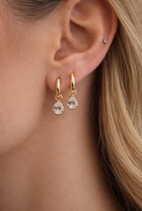 Charm Huggies Earrings