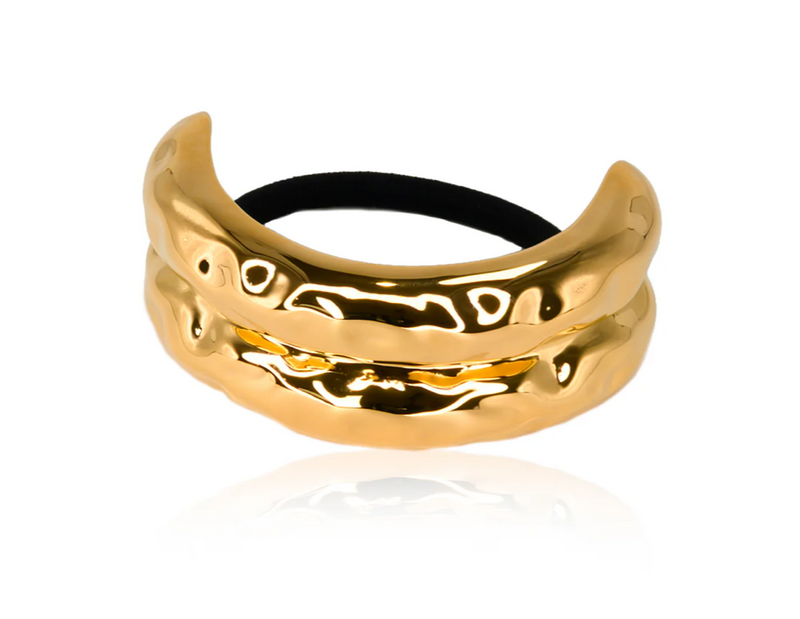Double Hammered Hair Cuff