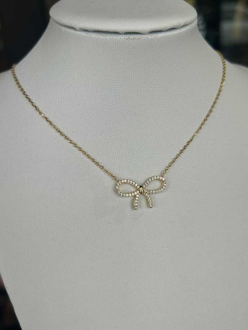 Bow Necklace