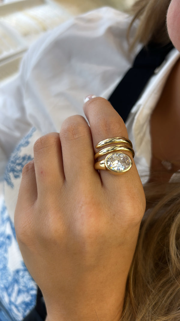 Sabrina Spiral Ring