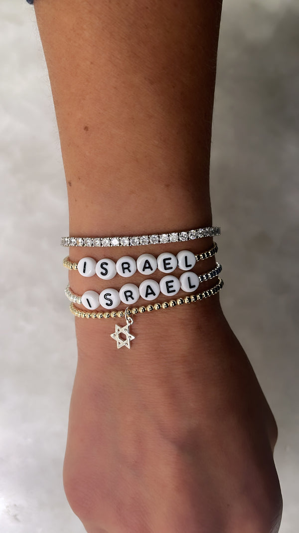 ISRAEL Gold Ball Bracelet