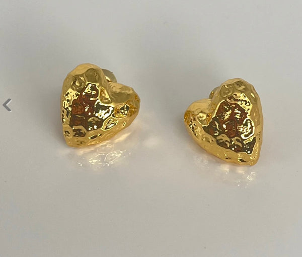 Corine Heart Studs