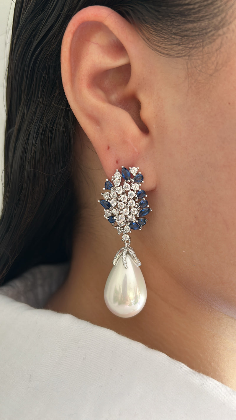 TearDrop Pearl Statement Earrings