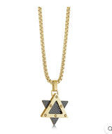 CARBON FIBRE STAR OF DAVID PENDANT