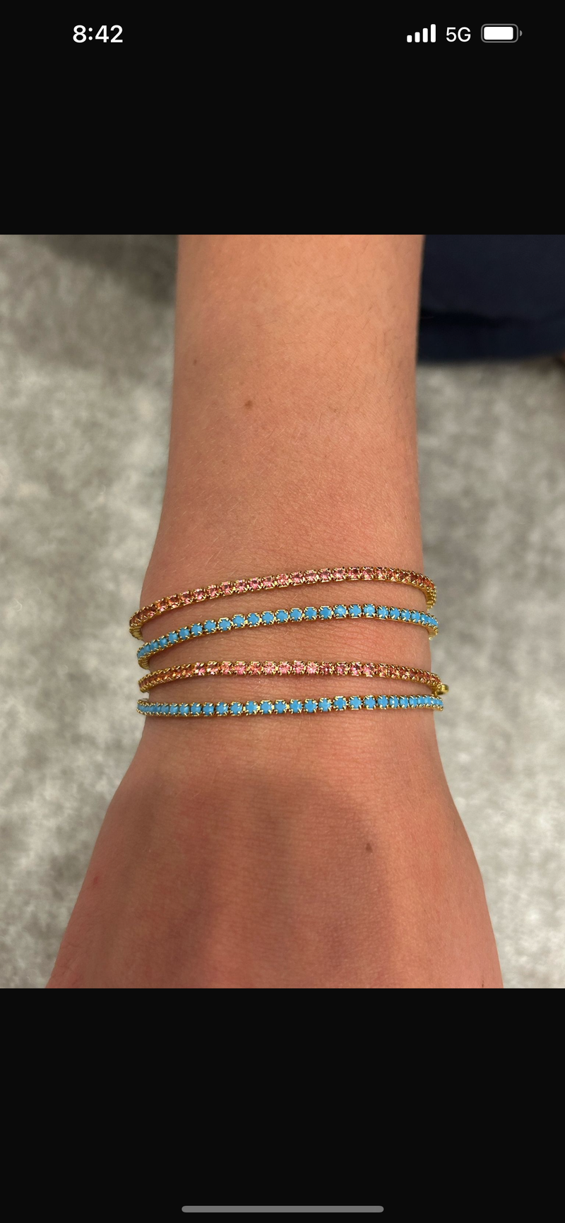 Chloe Tennis Bracelet