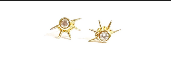 Mini Sunburst Studs