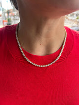 Bezel Tennis Necklace