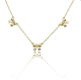 Three Bow Necklace