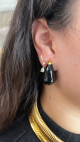 Large Bubble Teardrop Studs