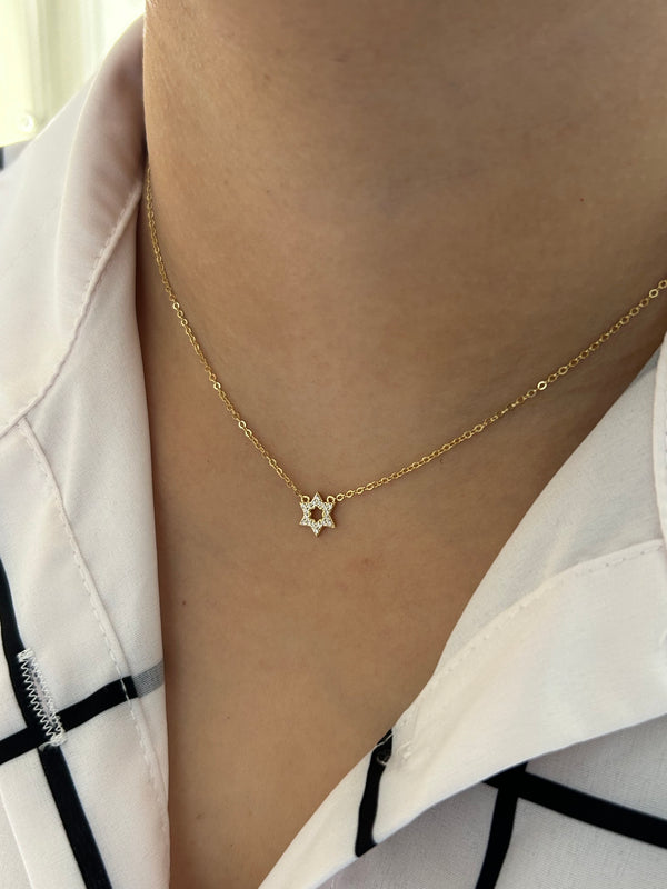 Mini Pave Star of David Jewelry