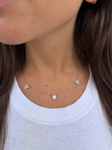 Triple Pear Necklace