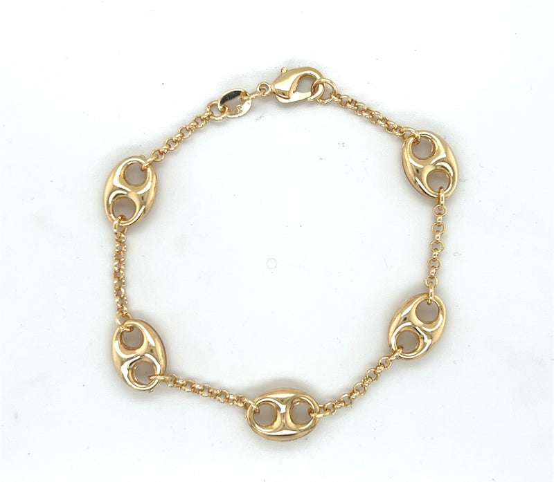 Bottle Cap Dainty Chain Bracelet