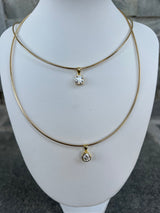 Solitaire Wire Chain Choker