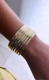 Gold Filled Moroccan  Bangles