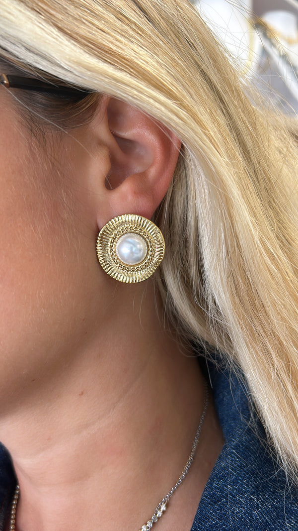 Celia Pearl Statement Earrings