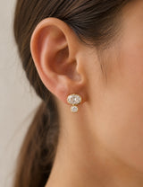 The Two-Stone Oval Studs
