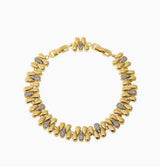 Pave Droplet Link Bracelet