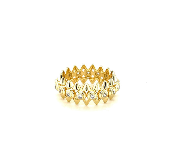 Studded Clash Ring