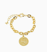 Vintage Coin Chain Bracelet