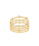 Layered Starlight Ring