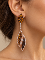 The Azure Statement Earrings