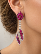 The Azure Statement Earrings